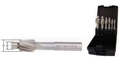 通孔圆柱沉头孔平锪钻