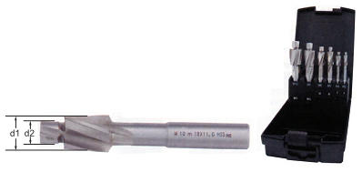 螺纹底孔圆柱沉头孔平锪钻