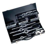 公制粗牙手用丝锥板牙组套