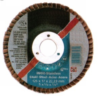 锆石百叶角磨轮 