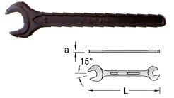 加强型单头开口扳手