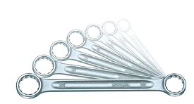 平头双梅花扳手组套